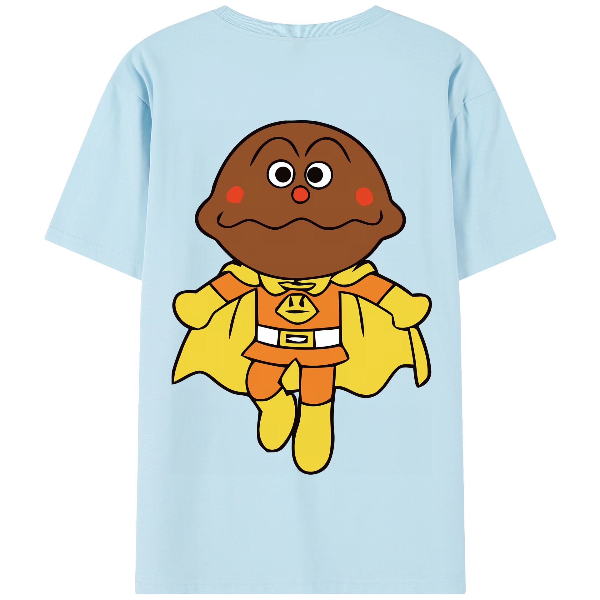 （画像用） アンパンマン Anpanman 綿100％半袖Tシャツ（背面プリント）